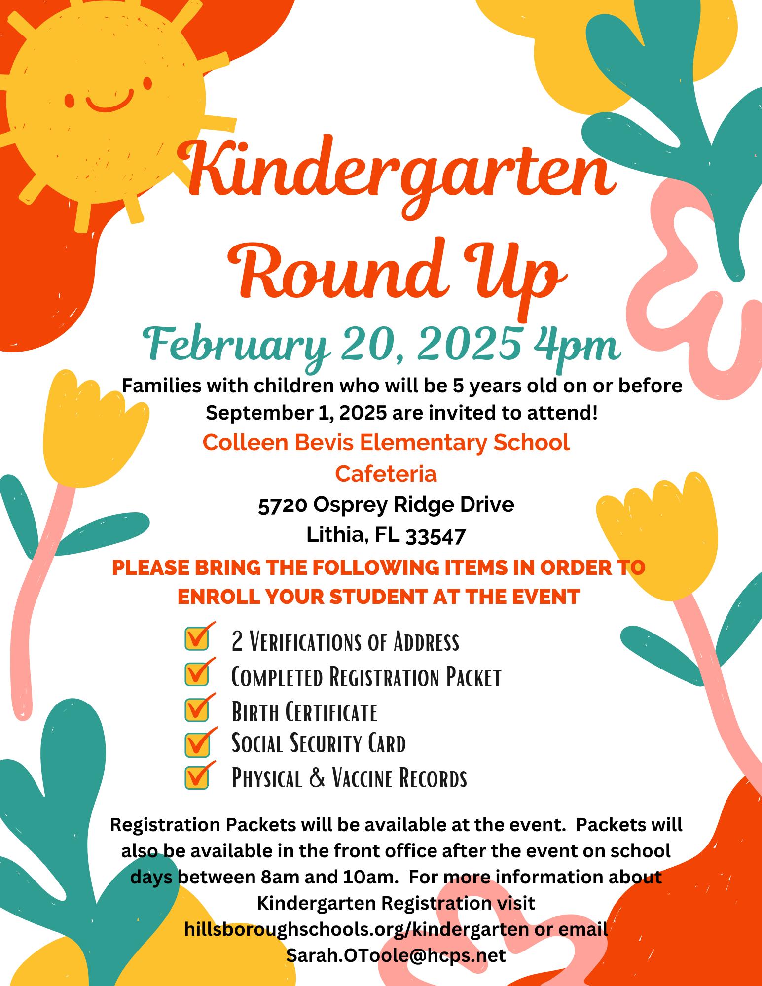  Kindergarten Round Up 
